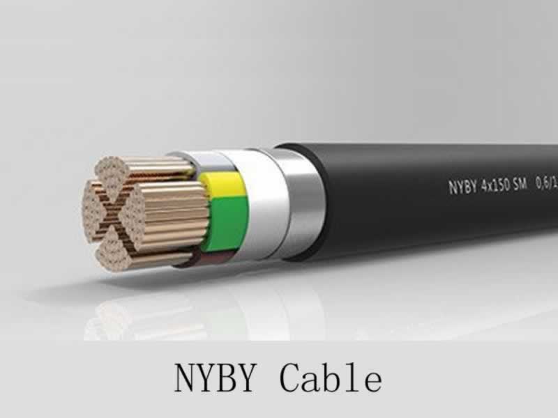 NYBY,NYBY-J,NYBY-o,0.6/1kv El PVC de cobre con aislamiento de PVC forrado de acero galvanizado Cintas blindada alimentación y el cable de control