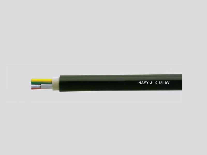NAYY,NAYY-J,NAYY-O,0.6/1kv Aluminio metro de cable con aislamiento de PVC forrado PVC cable de alimentación