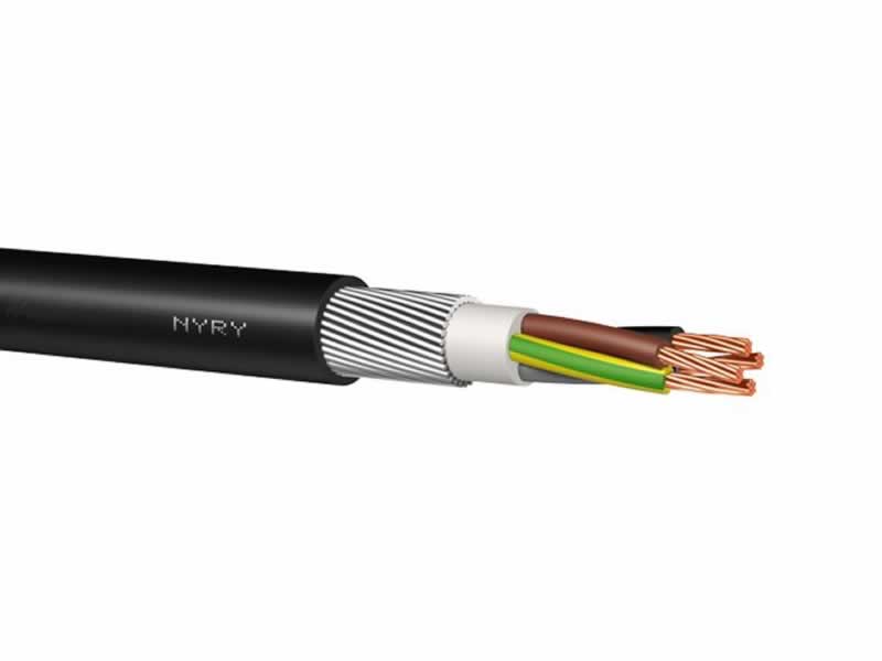 NYRY,NYRY-J,NYRY-O,0.6/1Kv El PVC de cobre con aislamiento de PVC forrado de alambre redondo blindada alimentación y el cable de control
