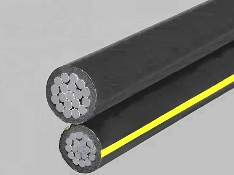 Cable URD dúplex,Dúplex de aluminio del conductor 600 V Tipo Secundaria cable subterráneo